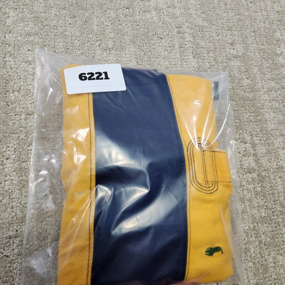 Vintage Polo Ralph Lauren Rugby Shirt Kids 4 Chunky Striped Toddler Heavy Cotton